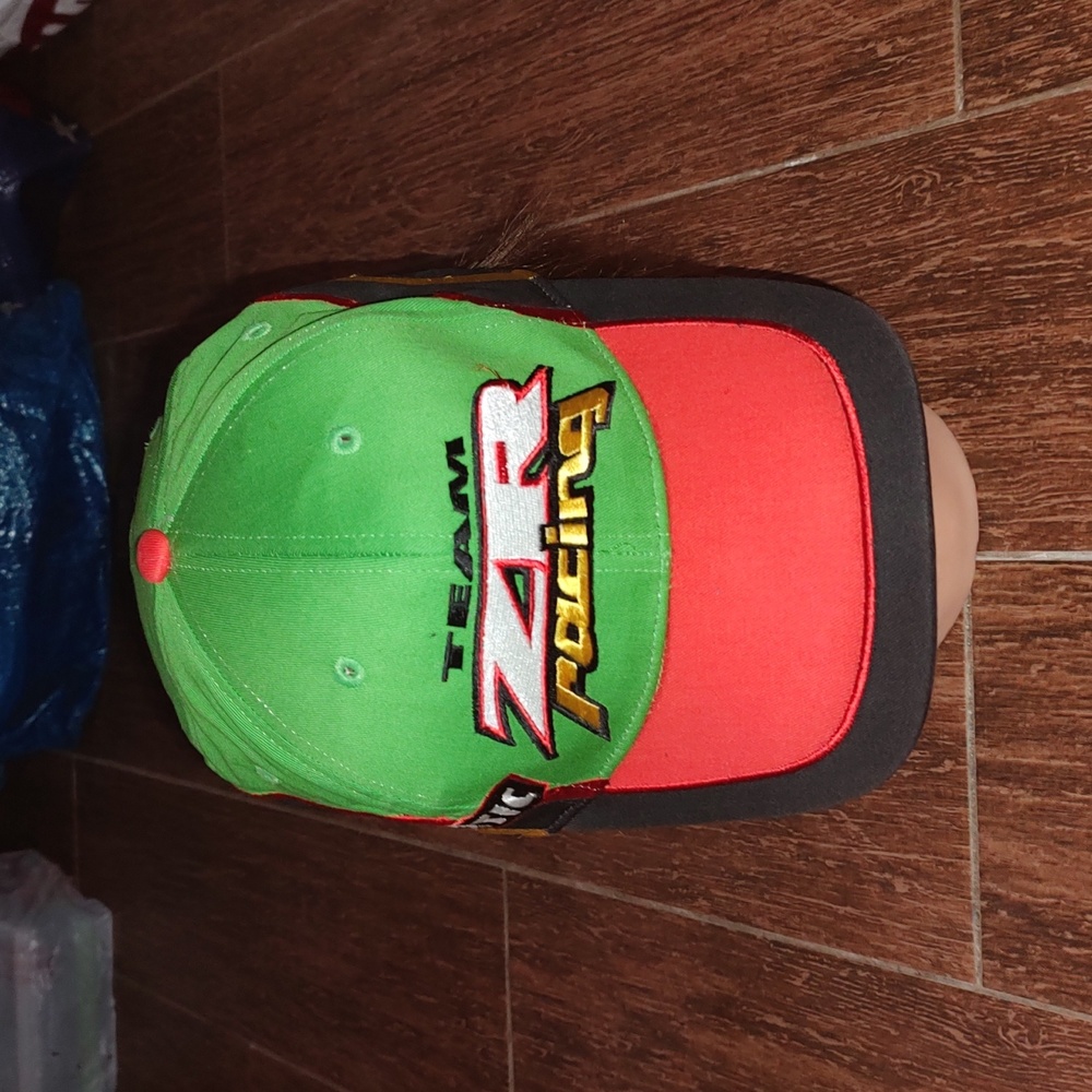 Vintage Arctic Cat ZR Racing Team Men's Green Black Snapback Hat Cap